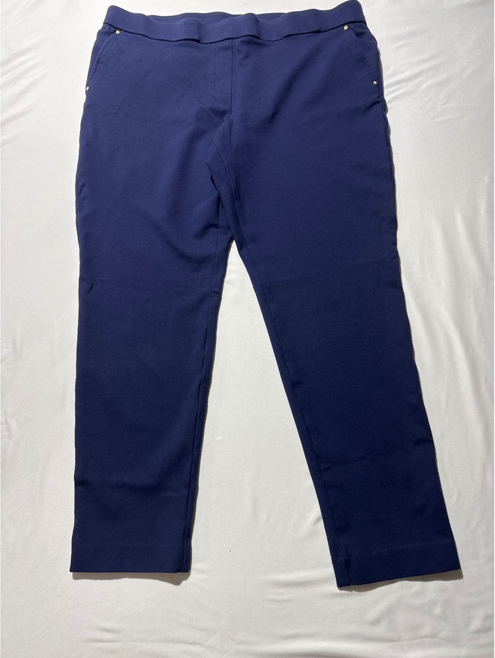 Jones New York Signature Navy Blue Stretchy Pants XL - Comfy